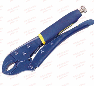 Curved Jaw Lock Plier with Plastic Handle