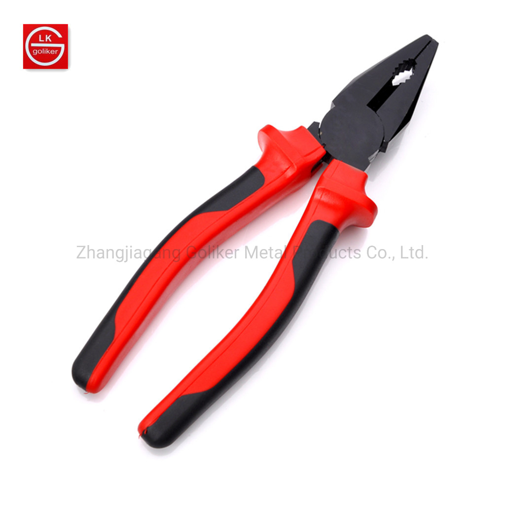 Fine Polishing Combination Plier with Dipping Plastic Handle