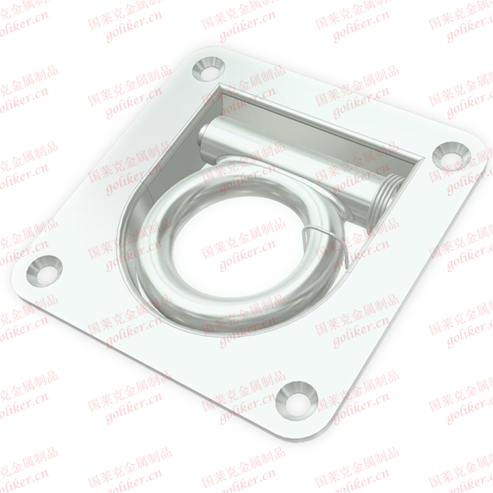 Stainless Steel Lashing Ring with Spring