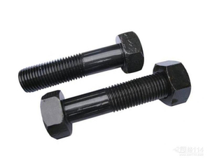 Railway Heavy Hex Bolt Black Plain for Railway Fitting