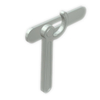 Zinc Plated Left Lock Francia Type with Keeper for Container Fitting