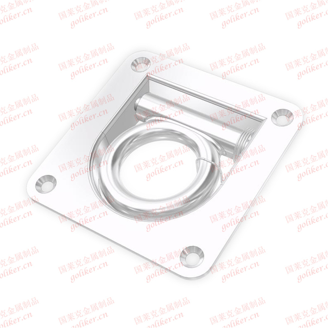 Stainless Steel Lashing Ring with Spring