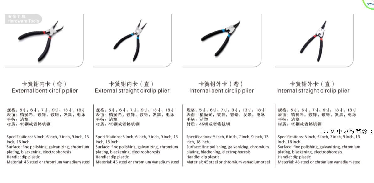 Lock Plier of Hardened Arc Teeth