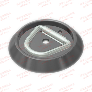 Zinc Plated Lashing Ring with PVC Base