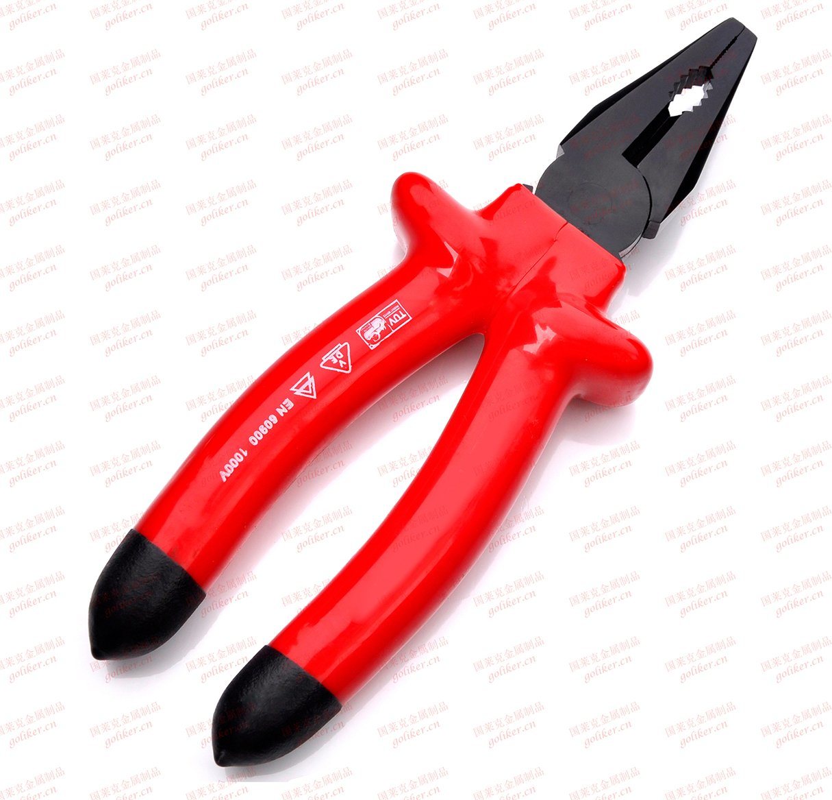 Chrome Plated Long Nose Plier with Sleeve Shank