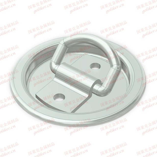 Zinc Plated Recessed Round Lashing Ring