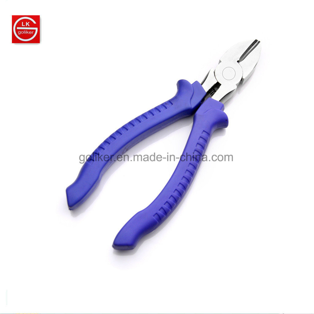 7 Inch Combination Pliers with Two Colors Sleeve Handle