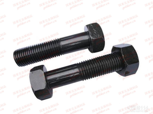 Railway Heavy Hex Bolt Black Plain